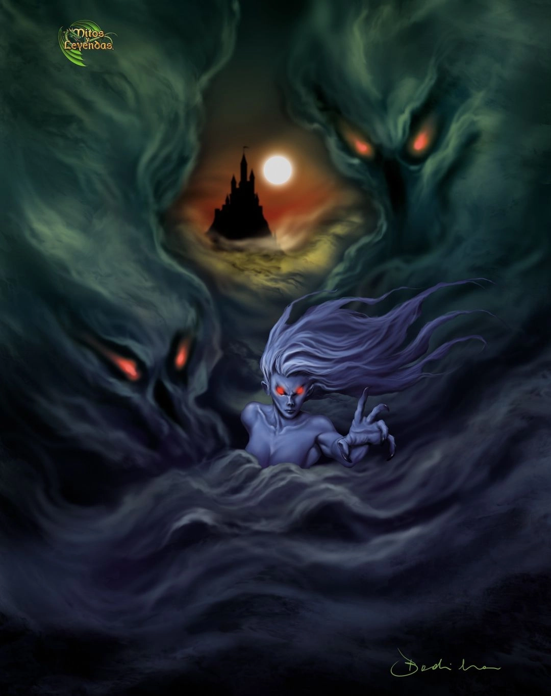 Ilustración de la baraja Control Cementerio